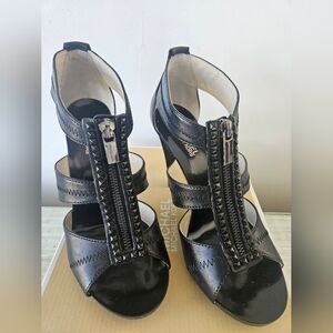 Michael Kors Berkley Strap Black Women's Heels 8